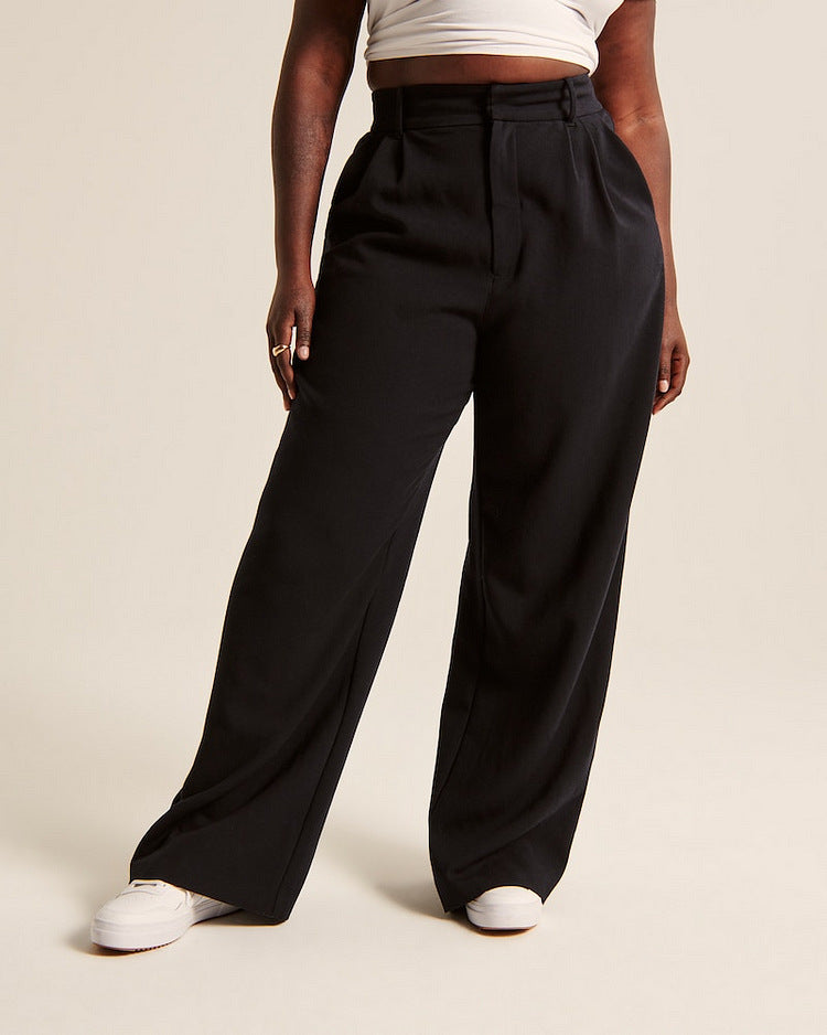 Puck - Casual High Waist Trousers