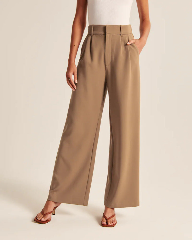 Puck - Casual High Waist Trousers