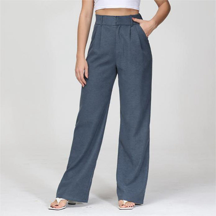 Puck - Casual High Waist Trousers