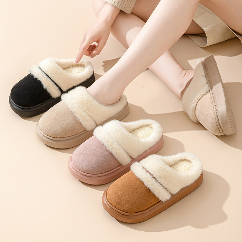 Fash - Suede Cotton Indoor Slippers