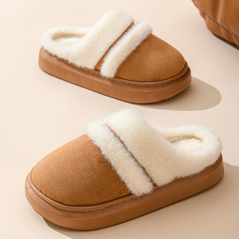 Fash - Suede Cotton Indoor Slippers