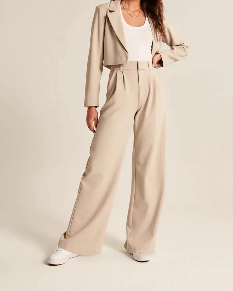 Puck - Casual High Waist Trousers